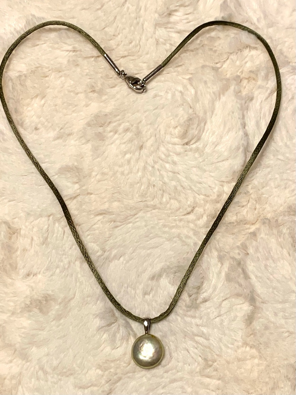 Honora Fresh Water Pearl Coin Necklace with Sterling Silver